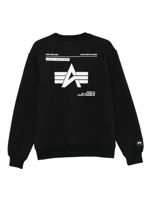 felpa uomo girocollo Alpha Industries | F25830703